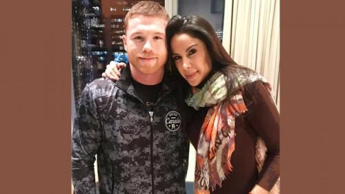 Paola Rojas y El Canelo sólo han coincidido en eventos de beneficencia.