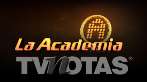 La Academia logo sello con sello de TVNotas