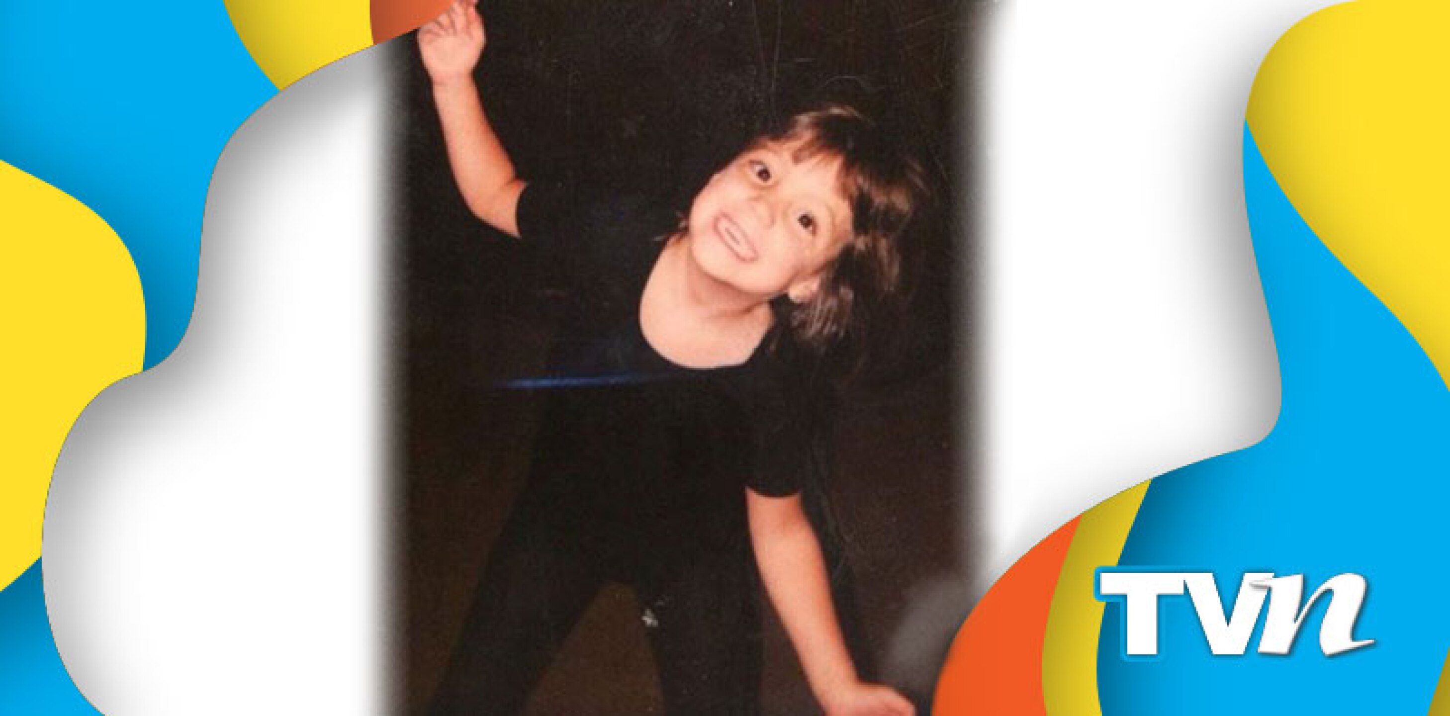 Andrea Escalona de niña.