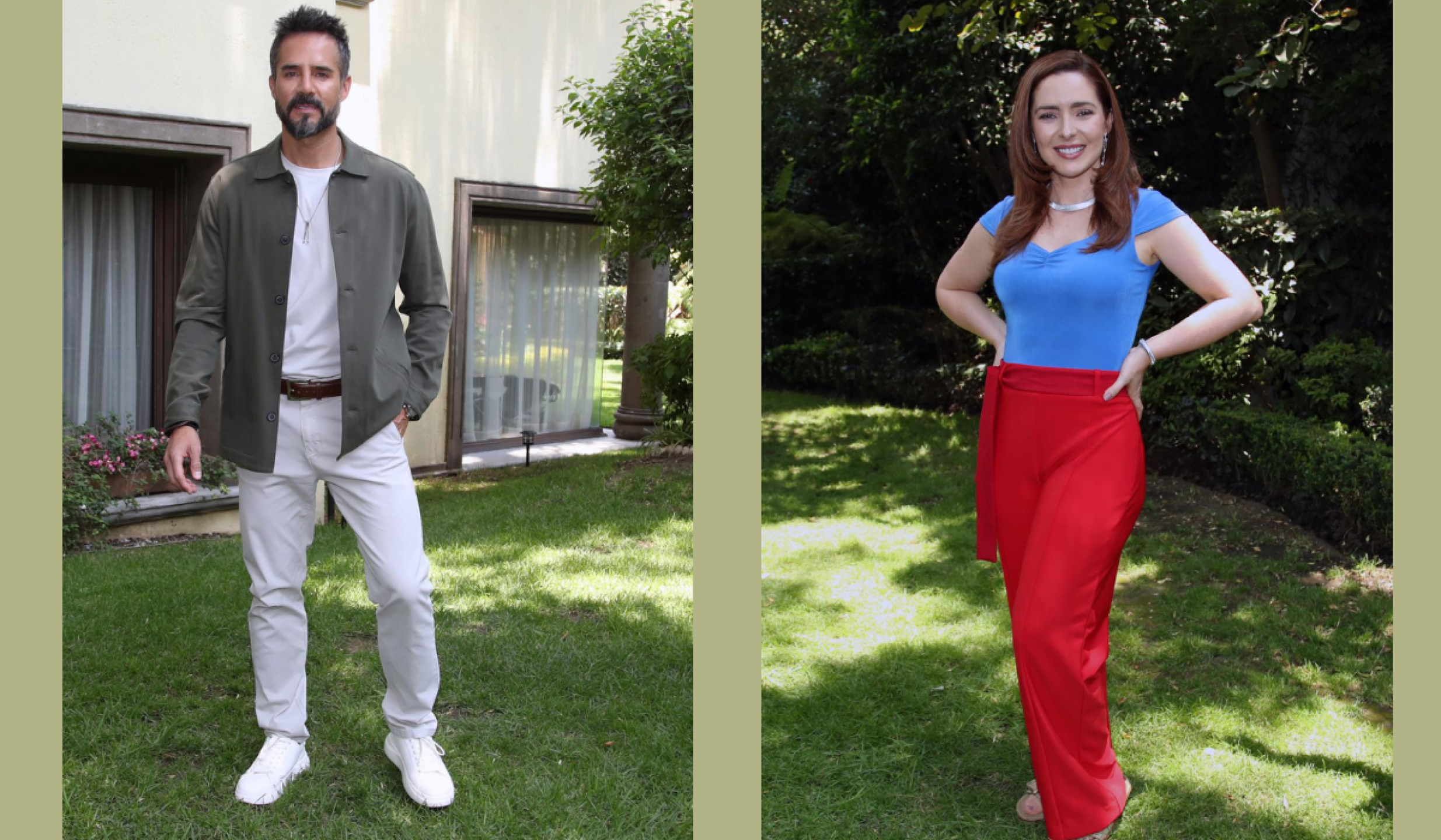 José Ron y Ariadne Díaz