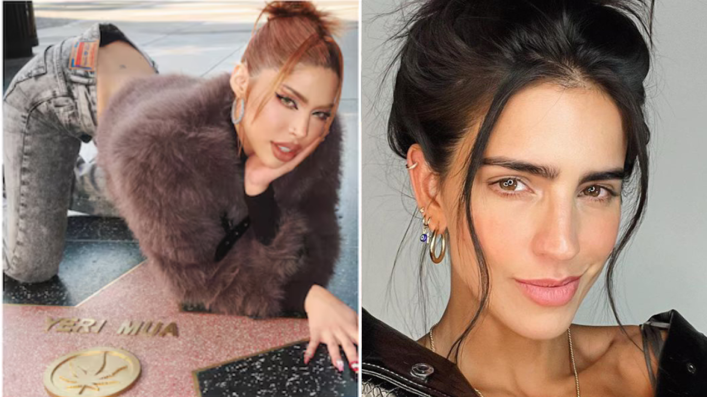 Yeri MUA presume su estrella en el Paseo de la Fama y Bárbara de Regil la baja de su nube