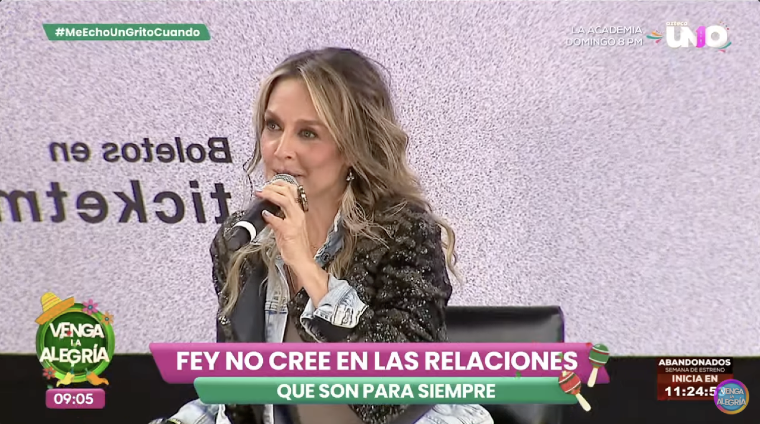 Fey en conferencia de prensa