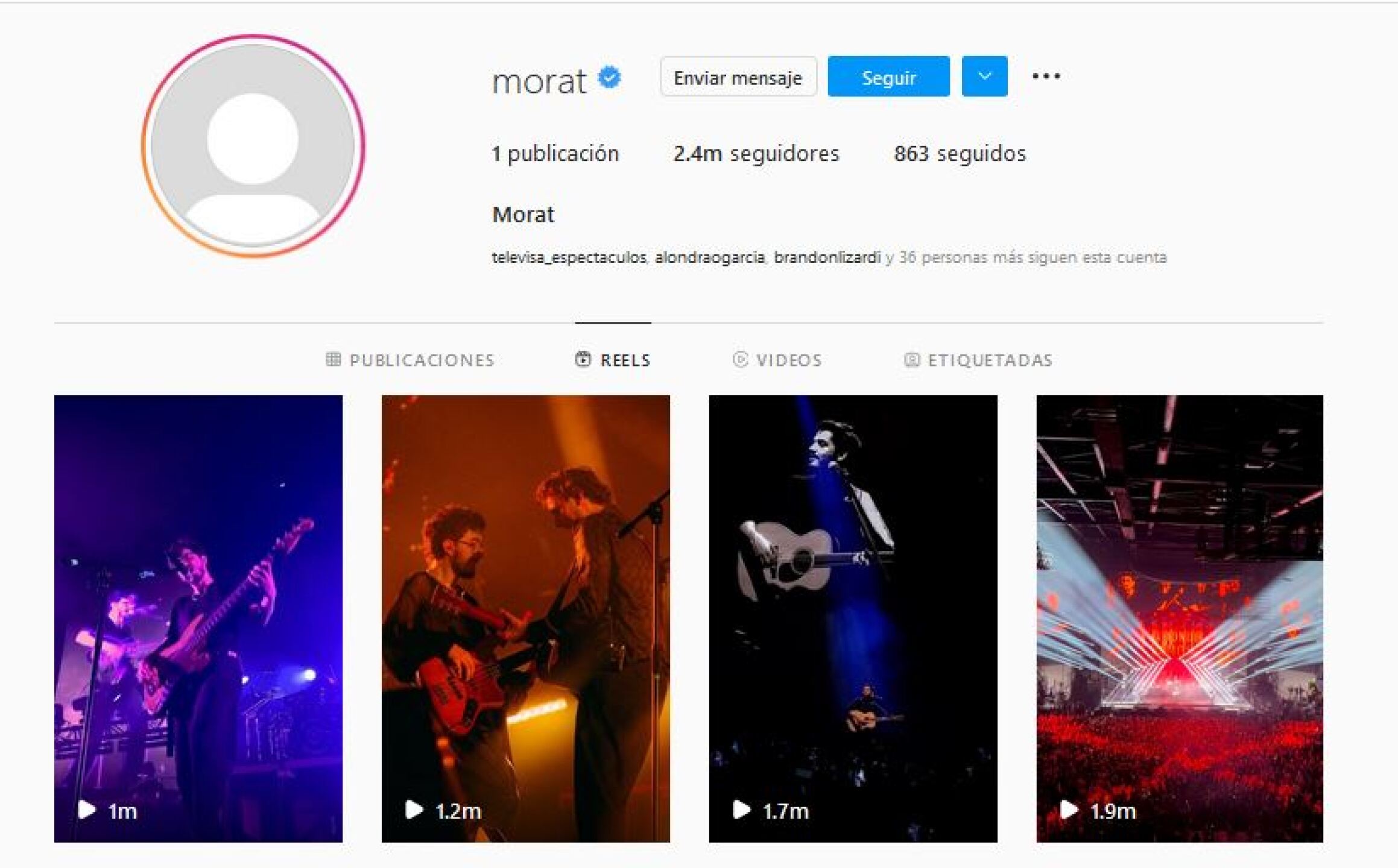 Hackean la cuenta de Instagram de la famosa banda colombiana Morat
