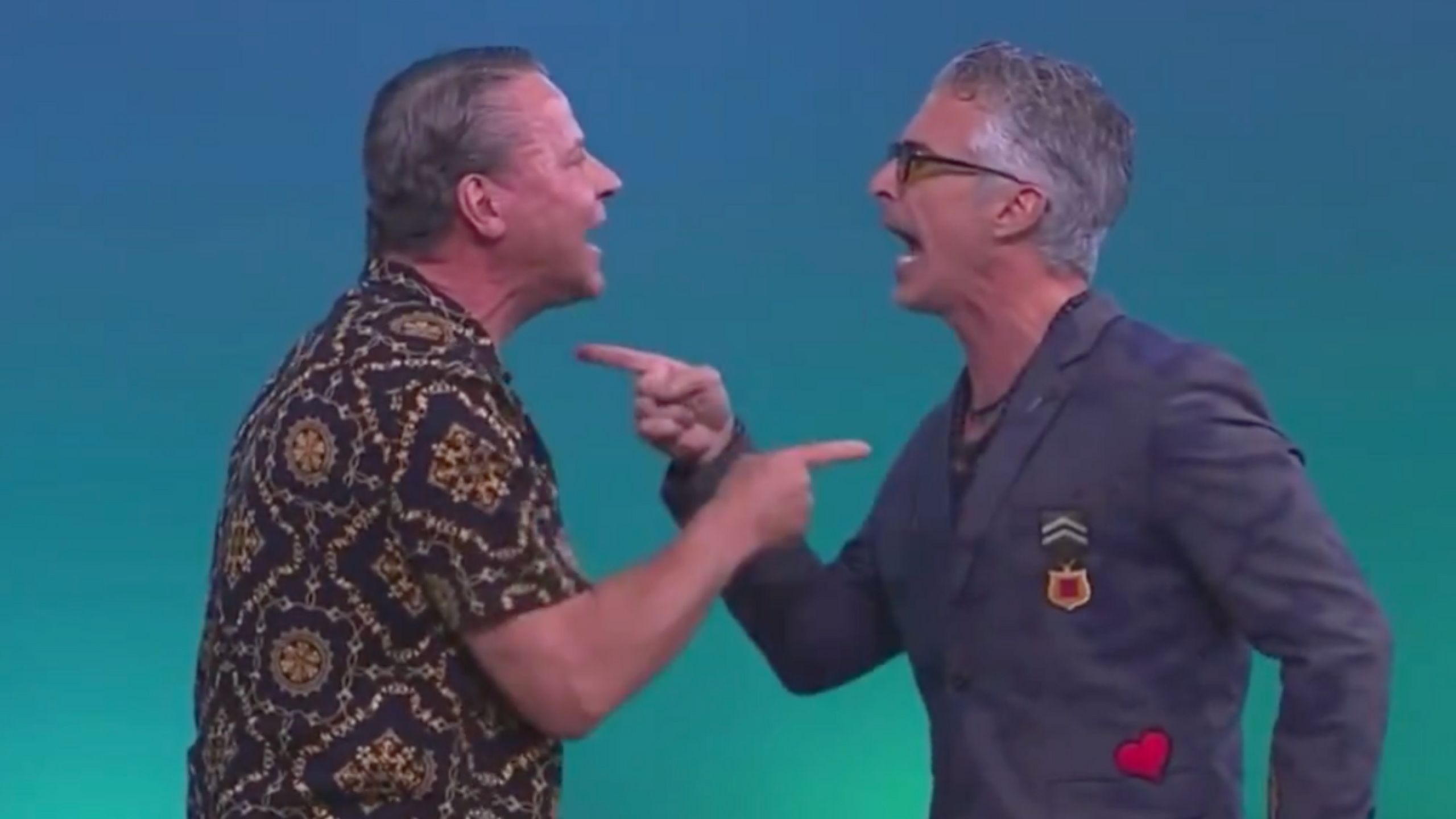 Alfredo Adame y Diego Soldano discuten