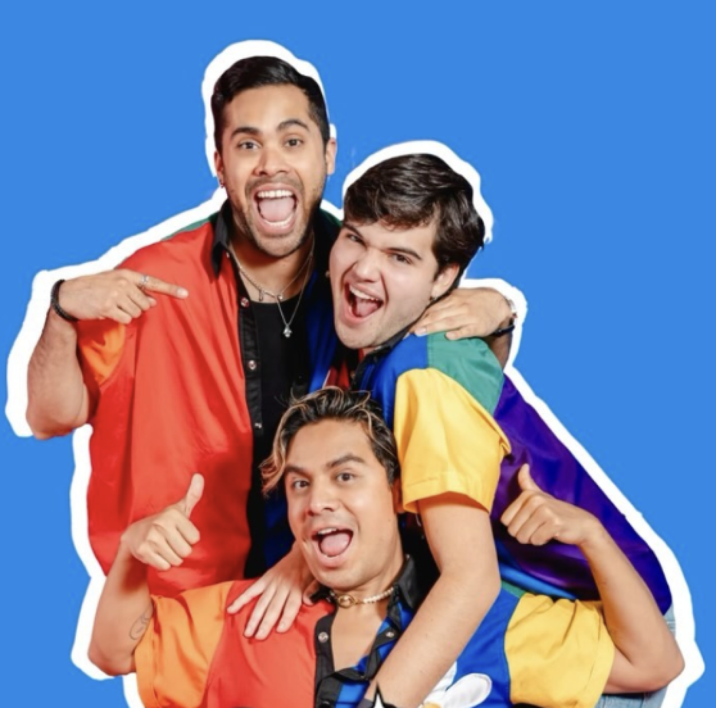 Dani Valle, Jair Sánchez y Ricardo Peralta juntos Trío de tres