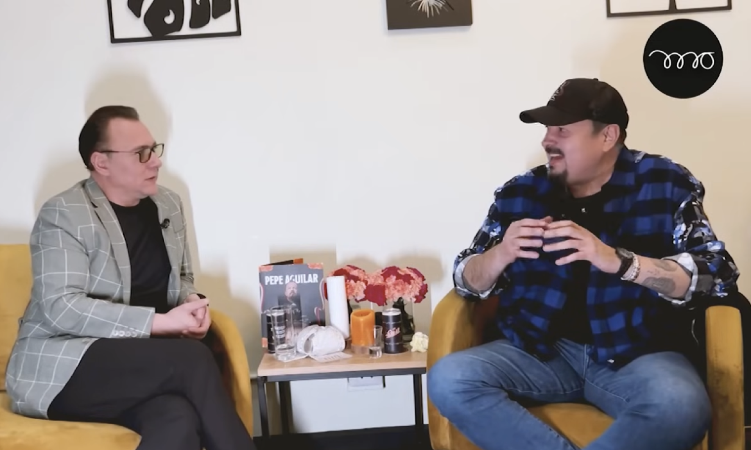 Pepe Aguilar con Mariano Osorio