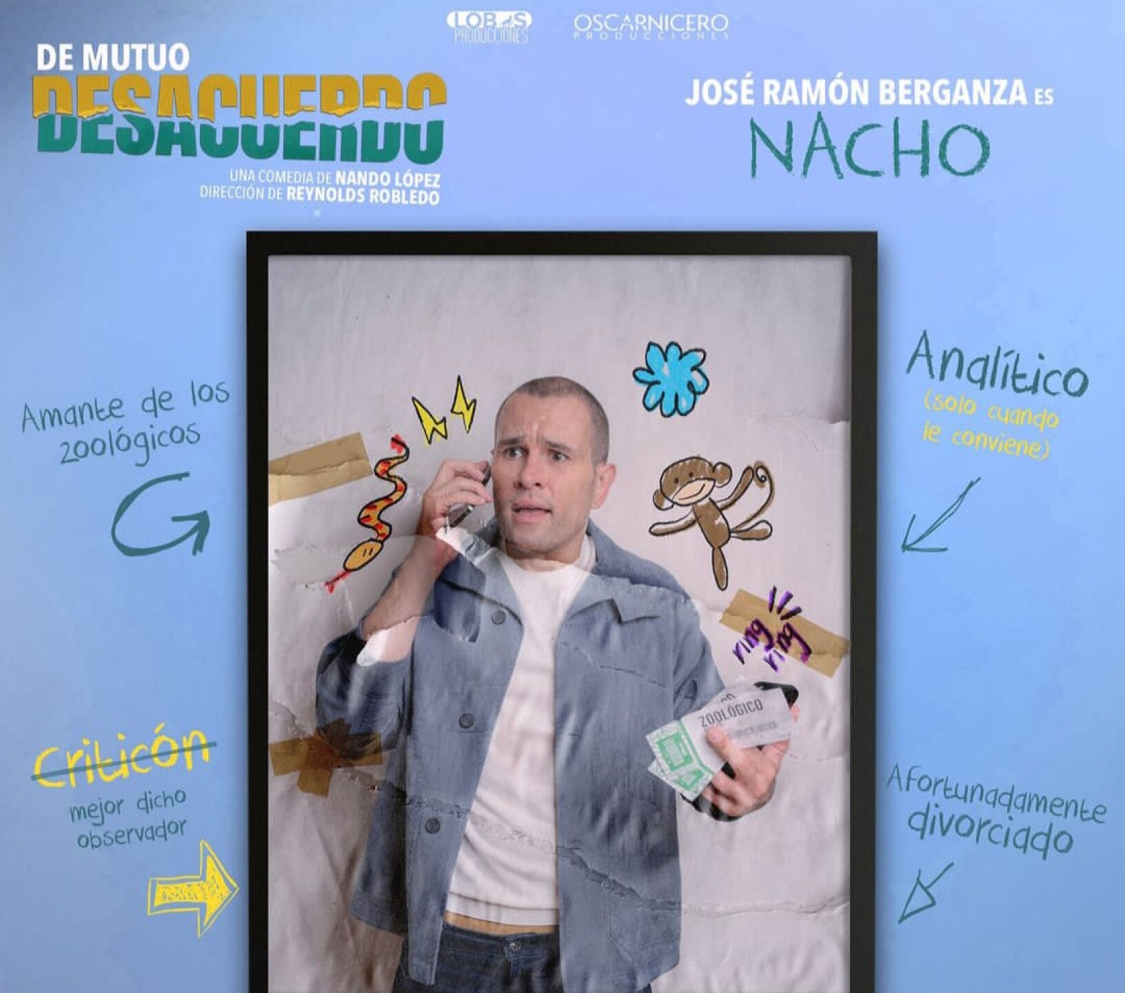 Obra de teatro, Mutuo desacuerdo, La teatrería, José Ramón Berganza