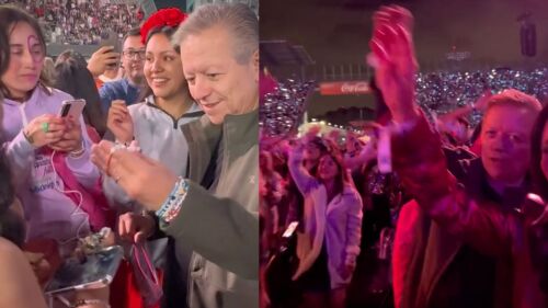 Arturo Zaldívar en concierto de Taylor Swift