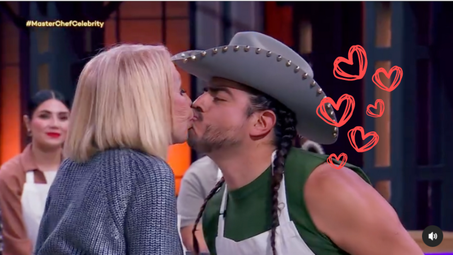 Laura Bozzo y Rey Grupero en Masterchef