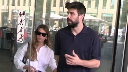 Piqué y Clara Chía