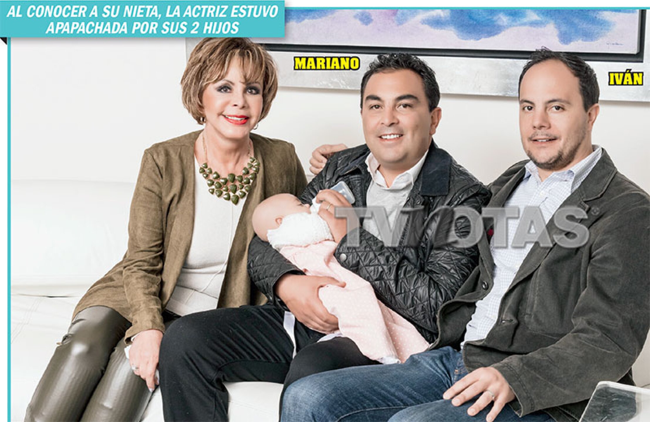 Hilda Aguirre se convirtió en abuelita y nos presentó a su nieta