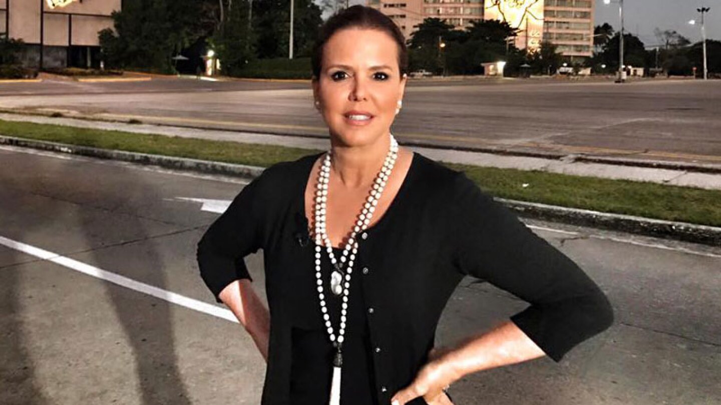 María Celeste Arrarás en Cuba.