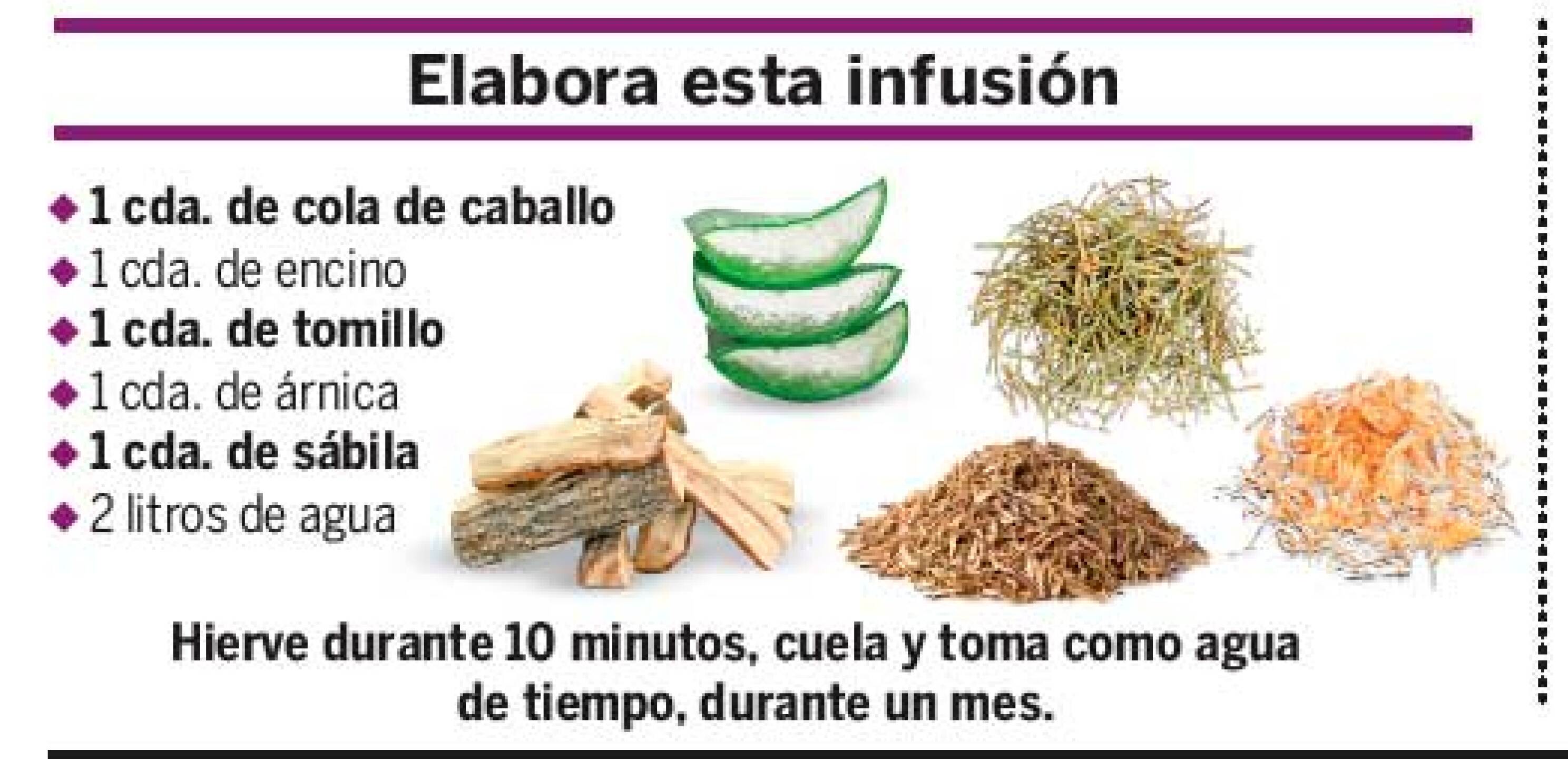 La infusión te puede ayudar a mejorar los sintomas