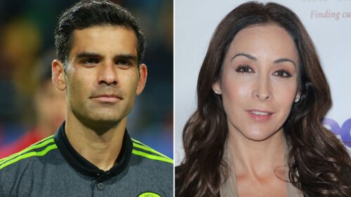 Rafa Márquez  y Adriana Lavat n