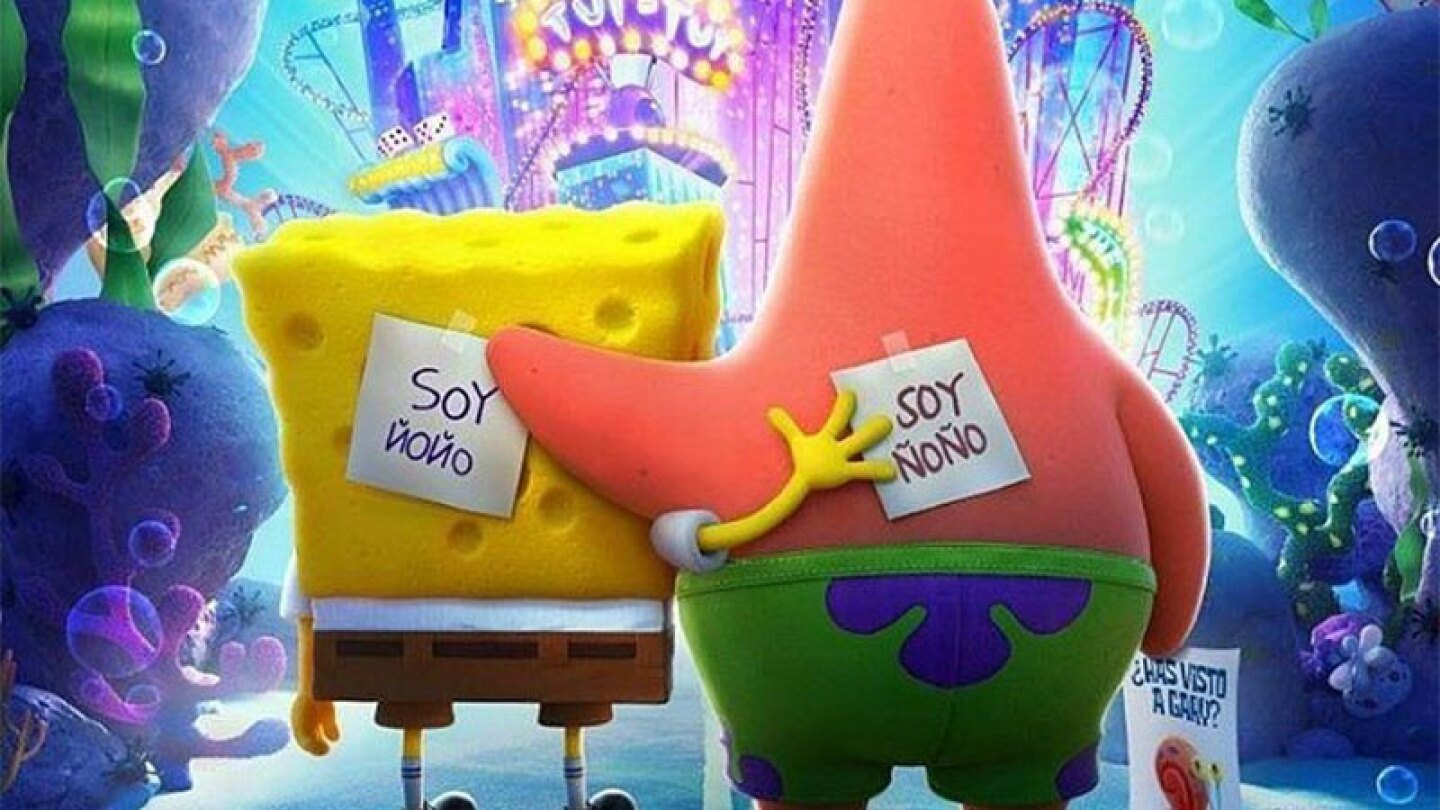 Bob Esponja al rescate Nueva Película Gary Patricio Estrella Publicidad Llamada