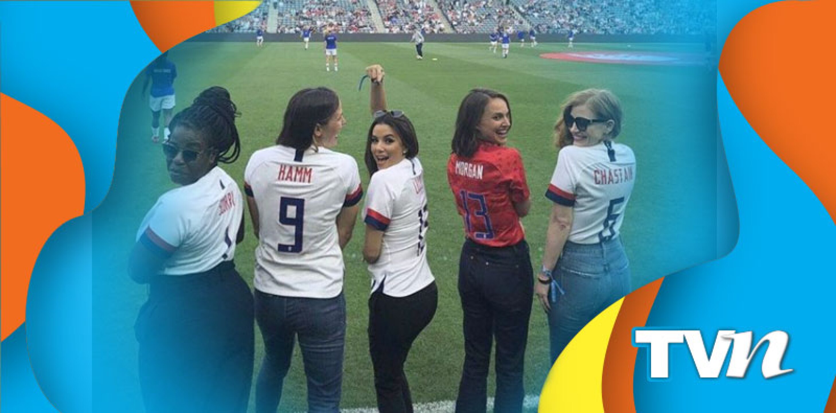 Natalie Portman Eva Longoria equipo futbol