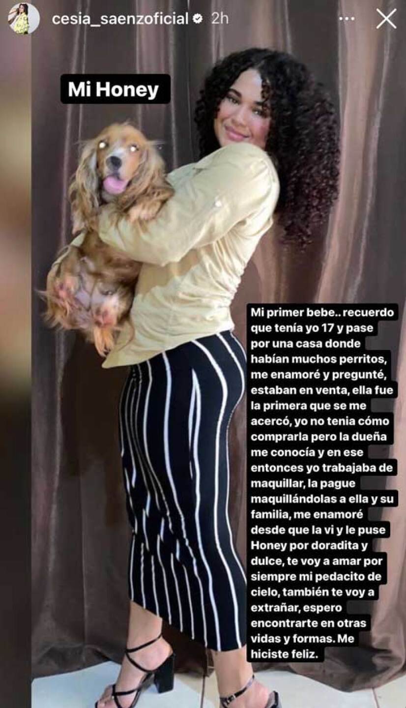 La Academia: Cesia se viste de luto y da el último adiós a su mascota