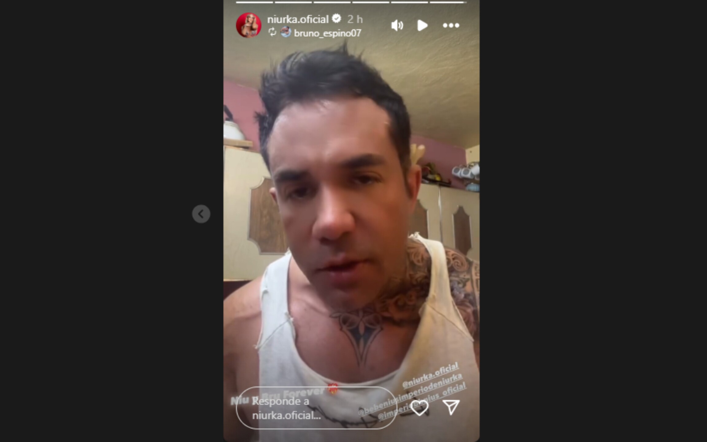 Novio de Niurka niega demanda