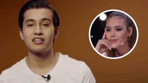 Danna Paola era su amor platónico.