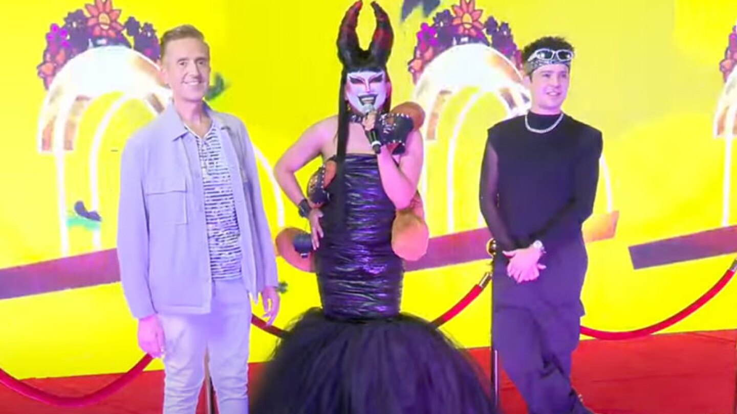 Daniel Bisogno asistió a la alfombra roja de La más draga: solo la más