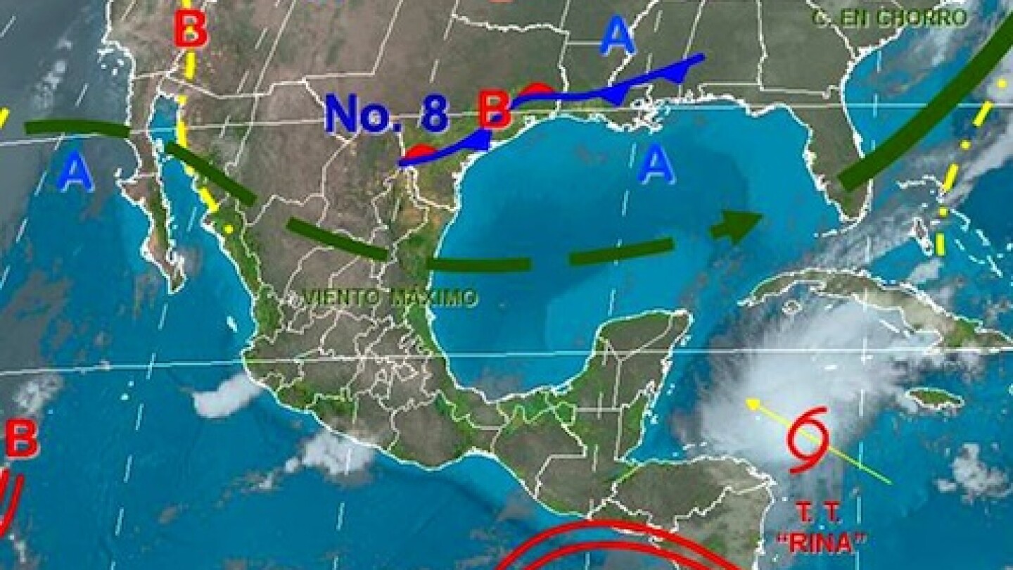Alerta Verde en Quintana Roo por proximidad de 'Rina'