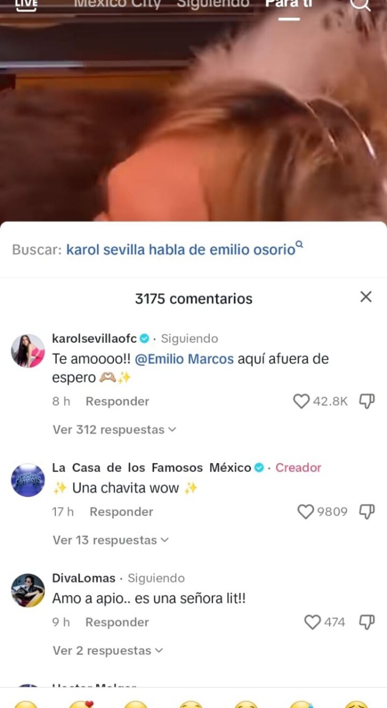 Karol G manda tierno mensaje a Emilio Osorio