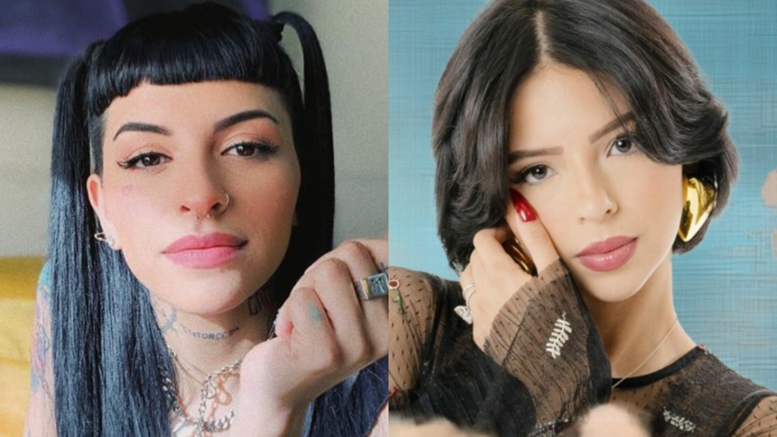 Cazzu y Ángela Aguilar
