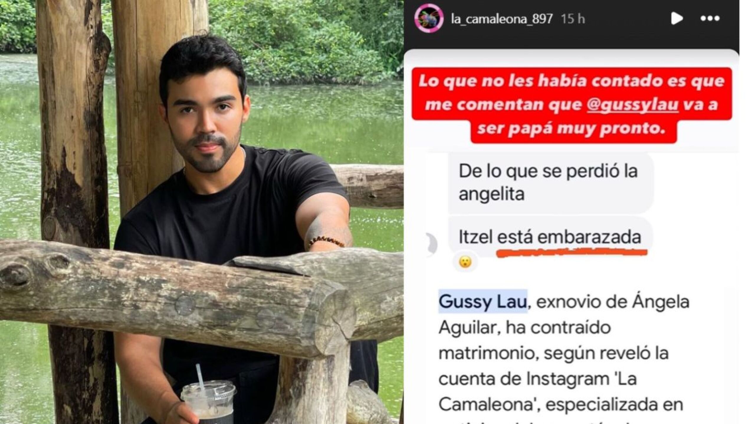 Gussy Lau, ex de Ángela Aguilar, se convertirá en papá