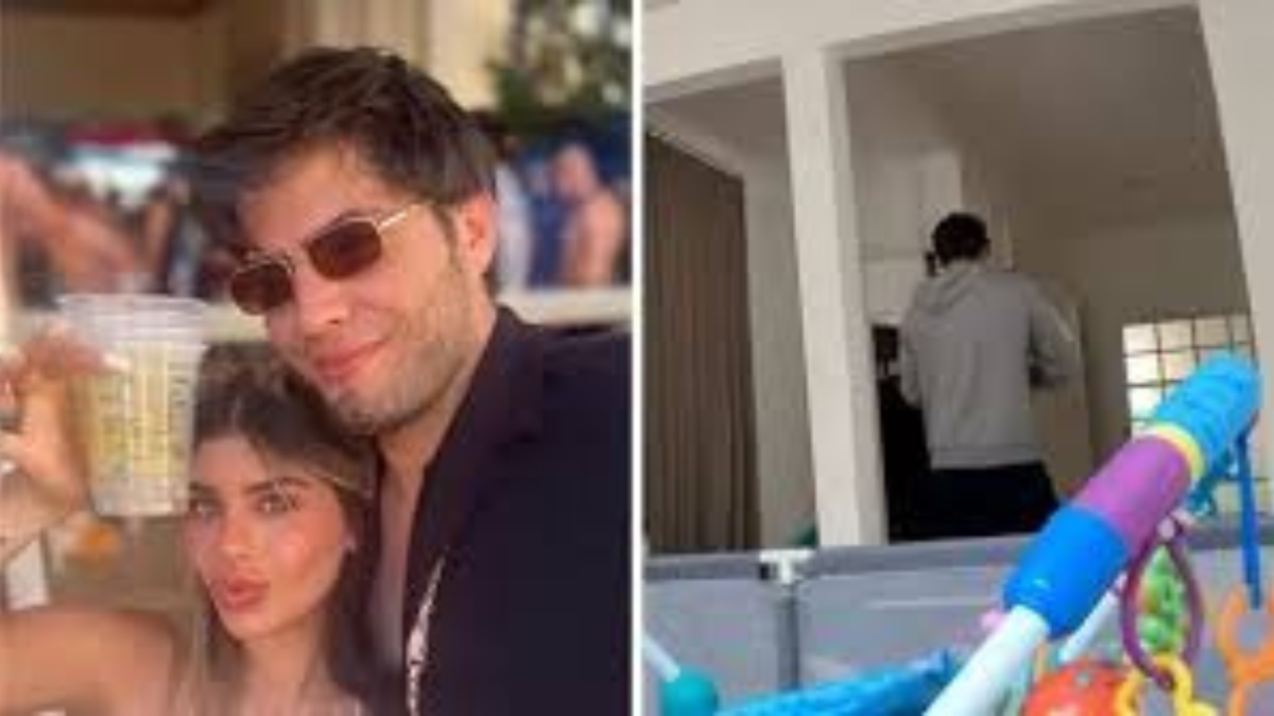 Carolina Flores, esposo