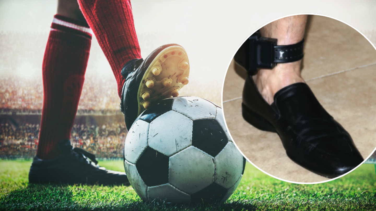 Futbolista con brazalete en arraigo domiciliario