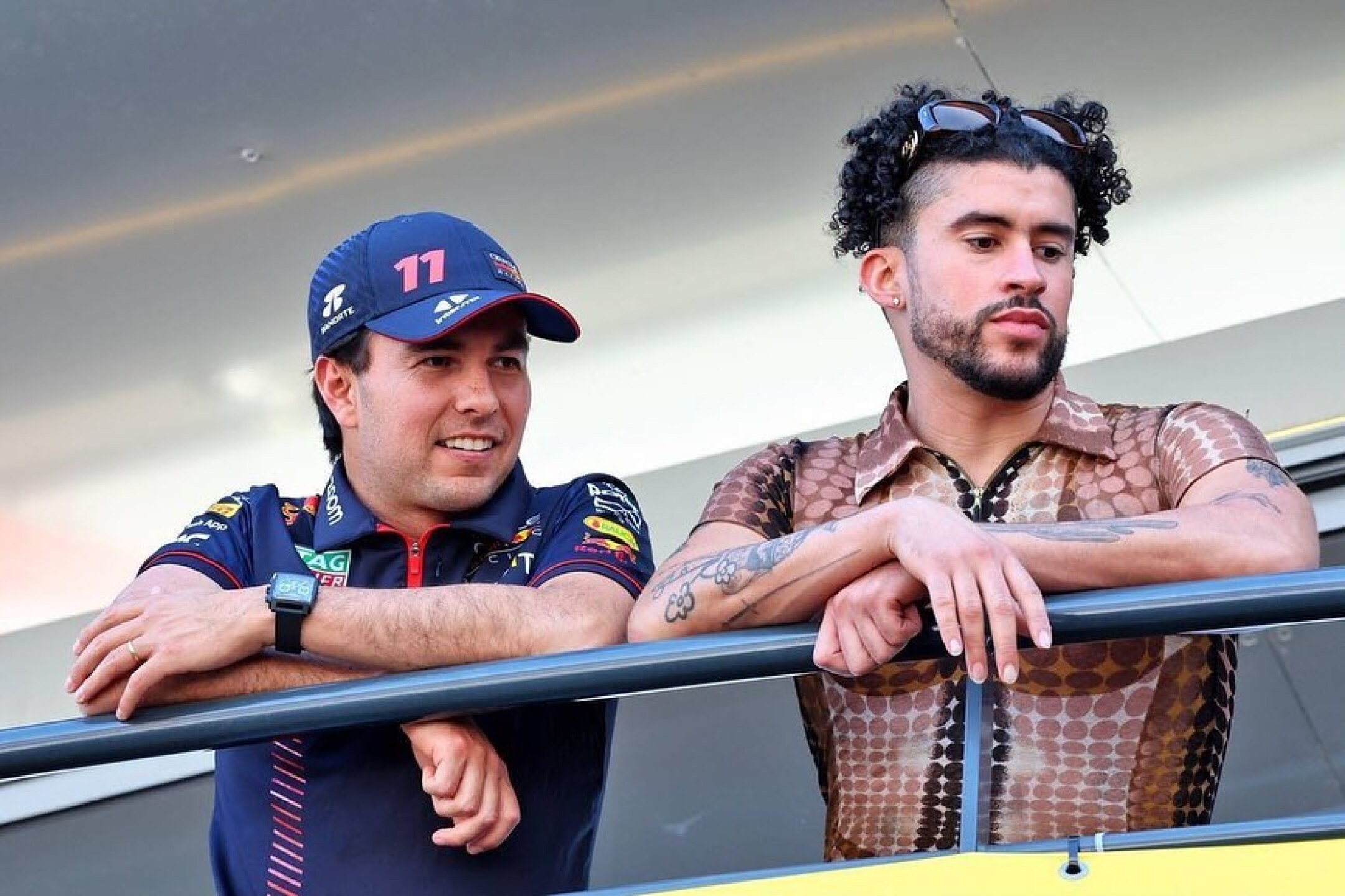 Bad Bunny convive con Checo Pérez en el Gran Premio de Mónaco