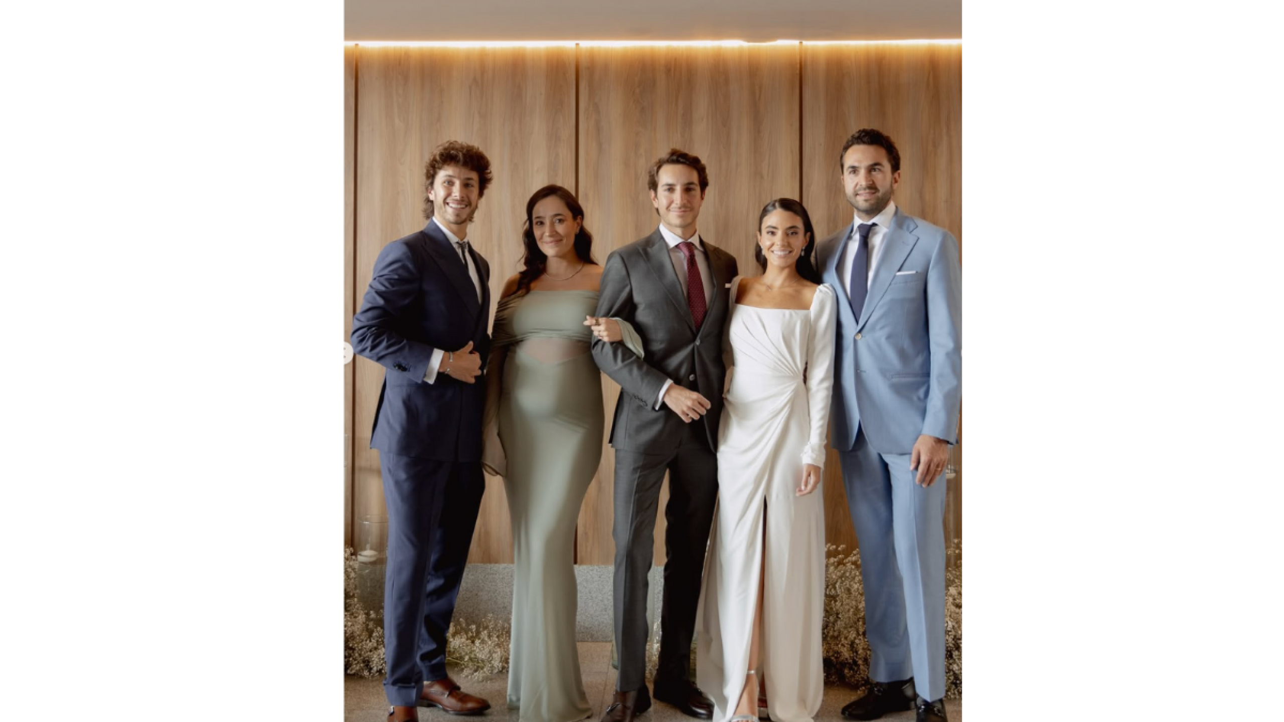 Andy Zurita, hermano de Juanpa Zurita, llegó al altar