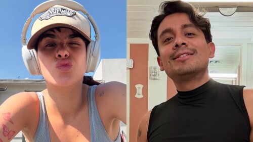 Gala Montes y Ricardo Peralta