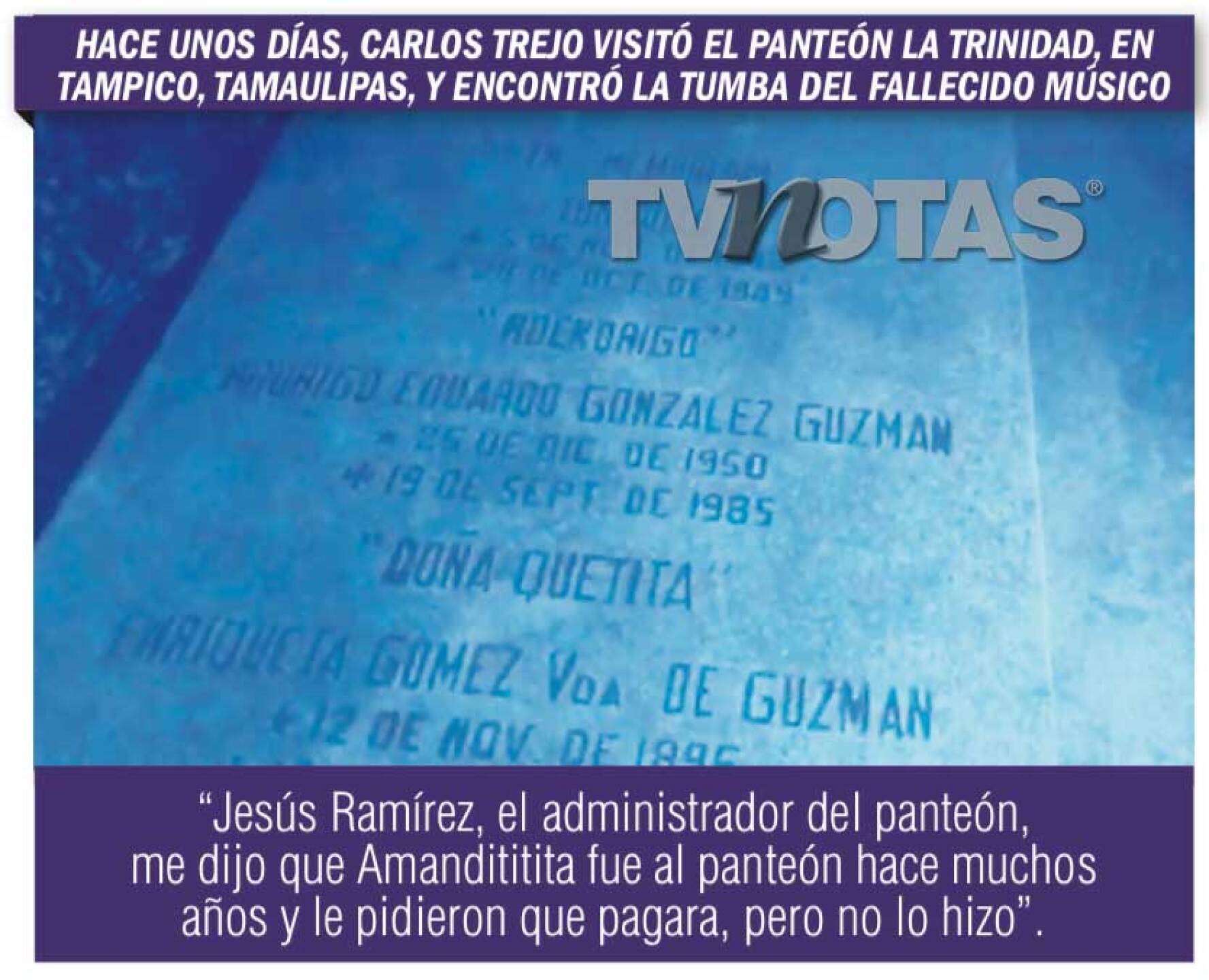 Carlos Trejo pagó perpetuidad del papá de Amandititita