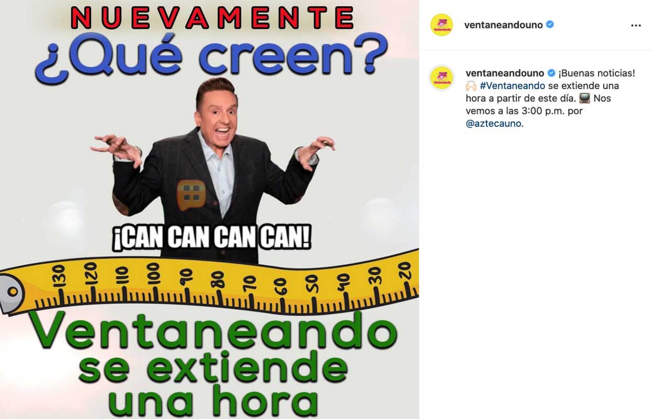 'Ventaneando' tiene más éxito