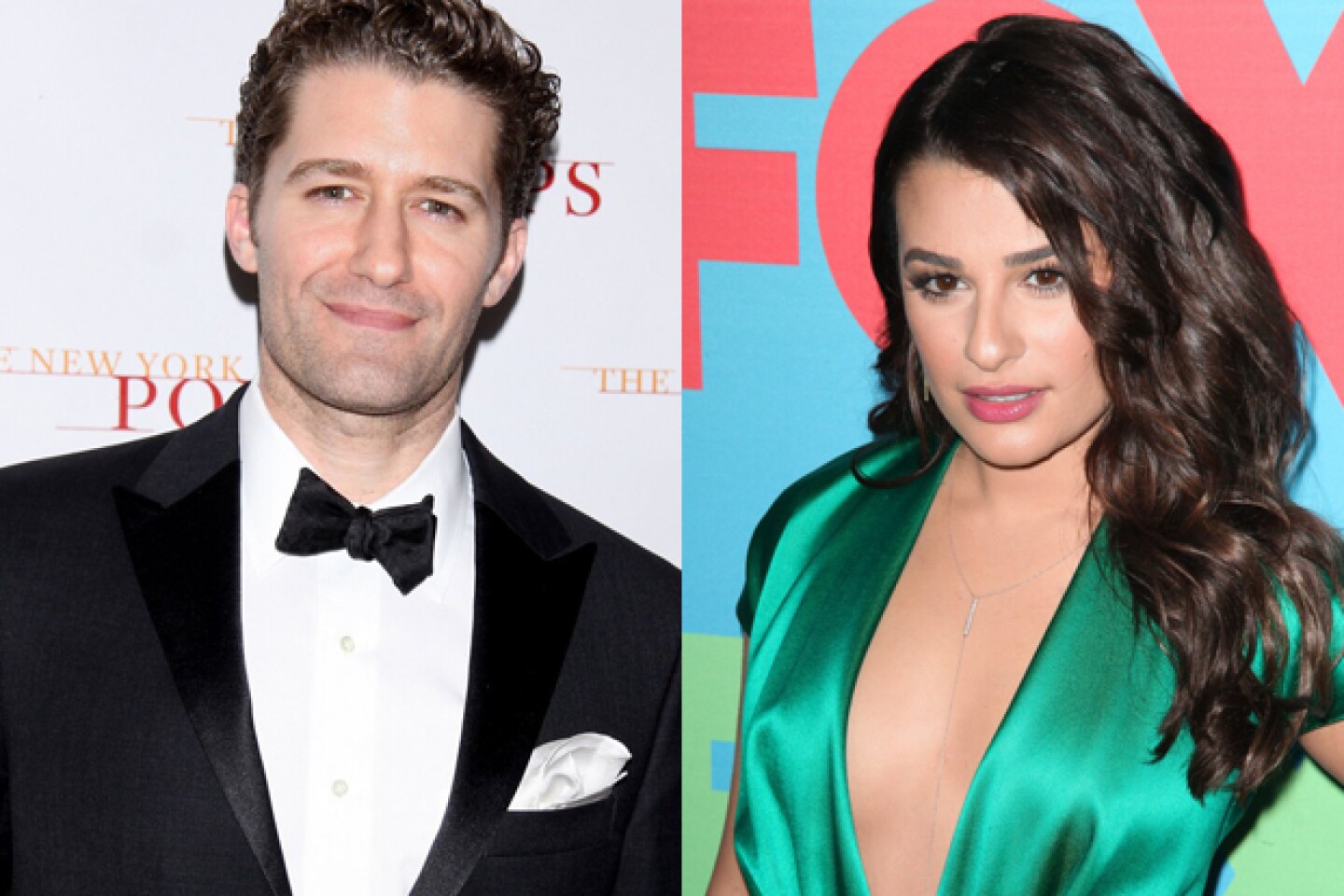 Lea Michele y Matthew Morrison vivieron un romence antes de participar en la serie Glee.