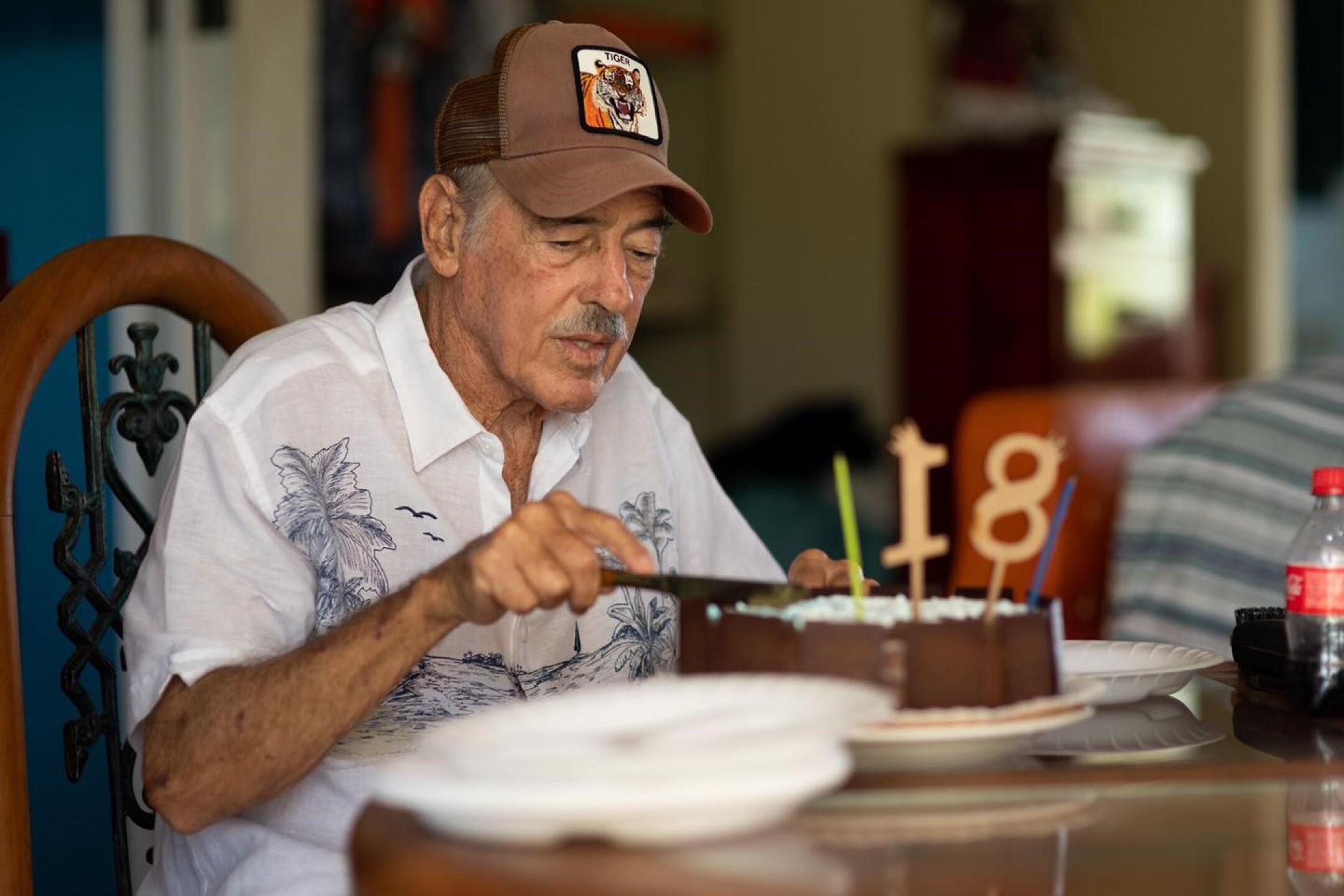 Andrés García festejando su cumpleaños 81