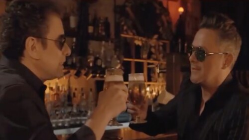 Andrés Calamaro y Alejandro Sanz