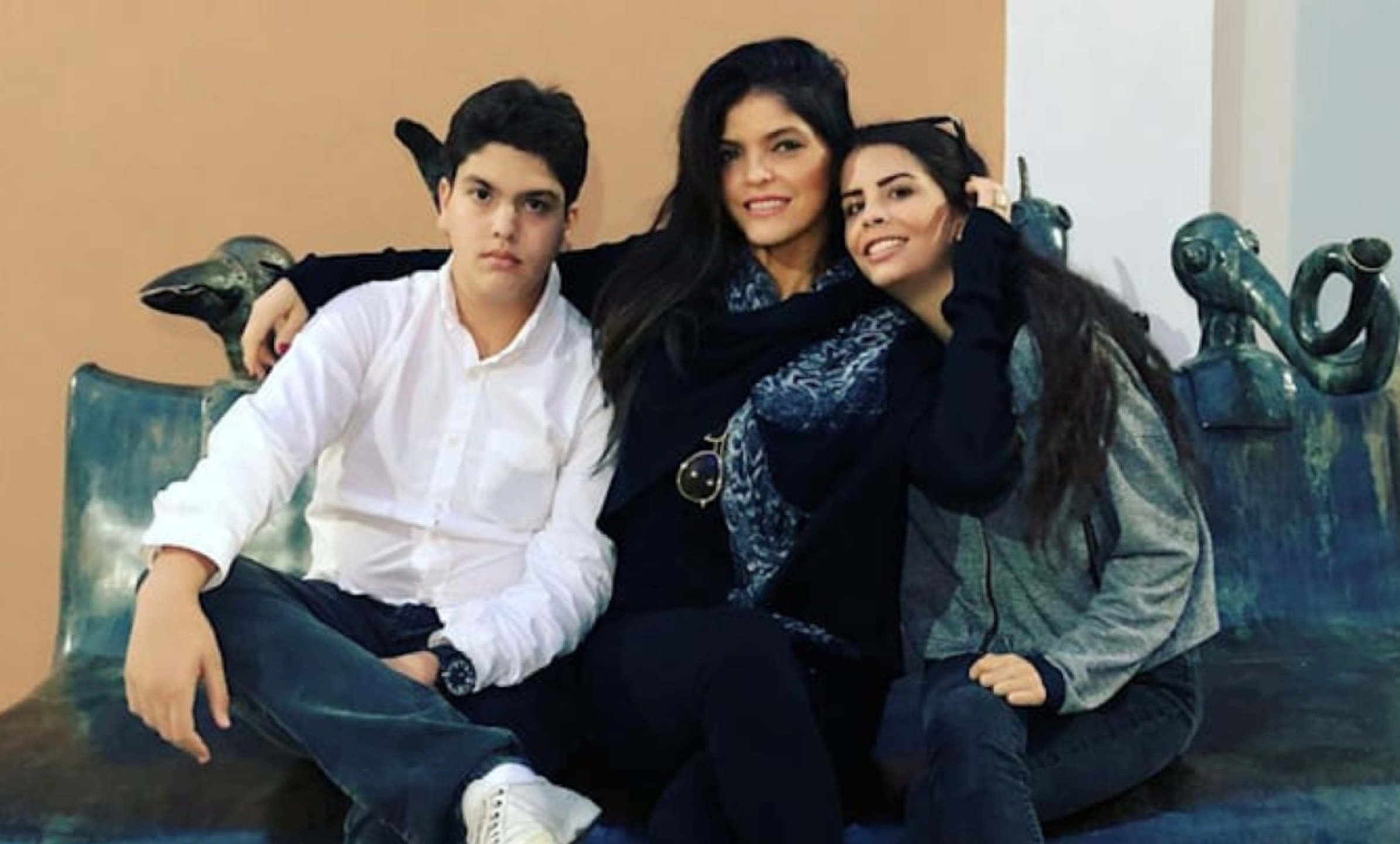 Ana Bárbara, José Emilio y Paula Levy juntos