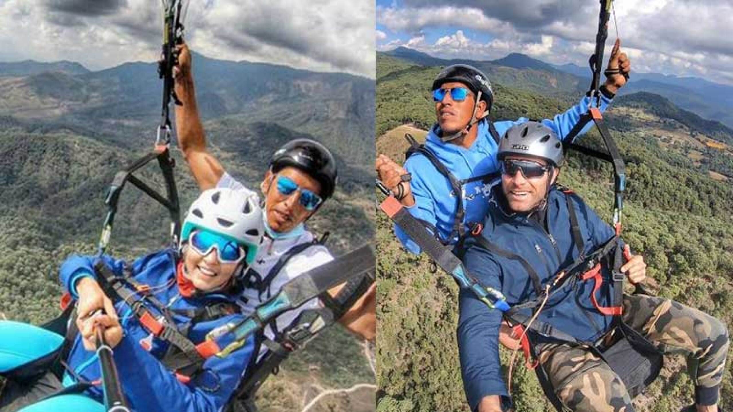 La pareja la pasó muy bien.