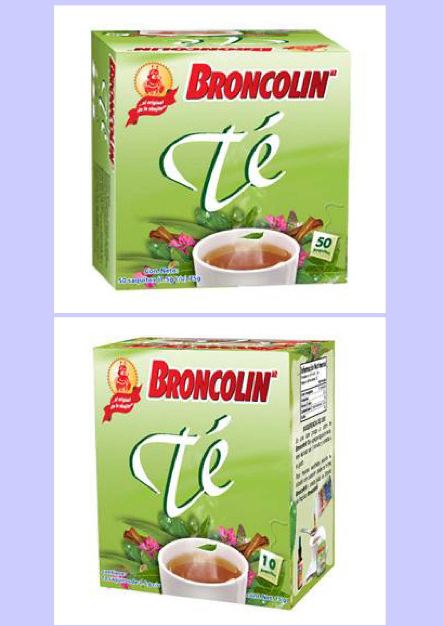 Broncodil Te Broncolin té, la infusión refrescante y benéfica para aliviar la tos