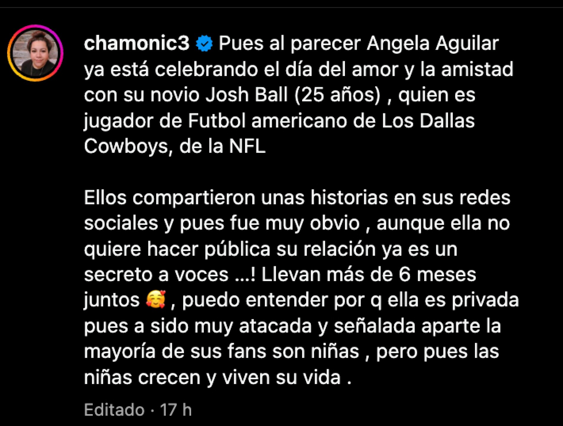 Ángela Aguilar celebra el Día del amor y la amistad con su nuevo novio, así fue su romántica cita