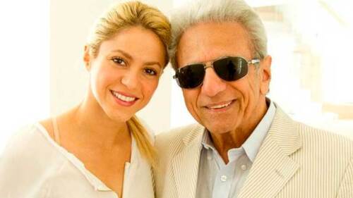 Shakira le dedica conmovedor mensaje a su padre, tras sus problemas de salud
