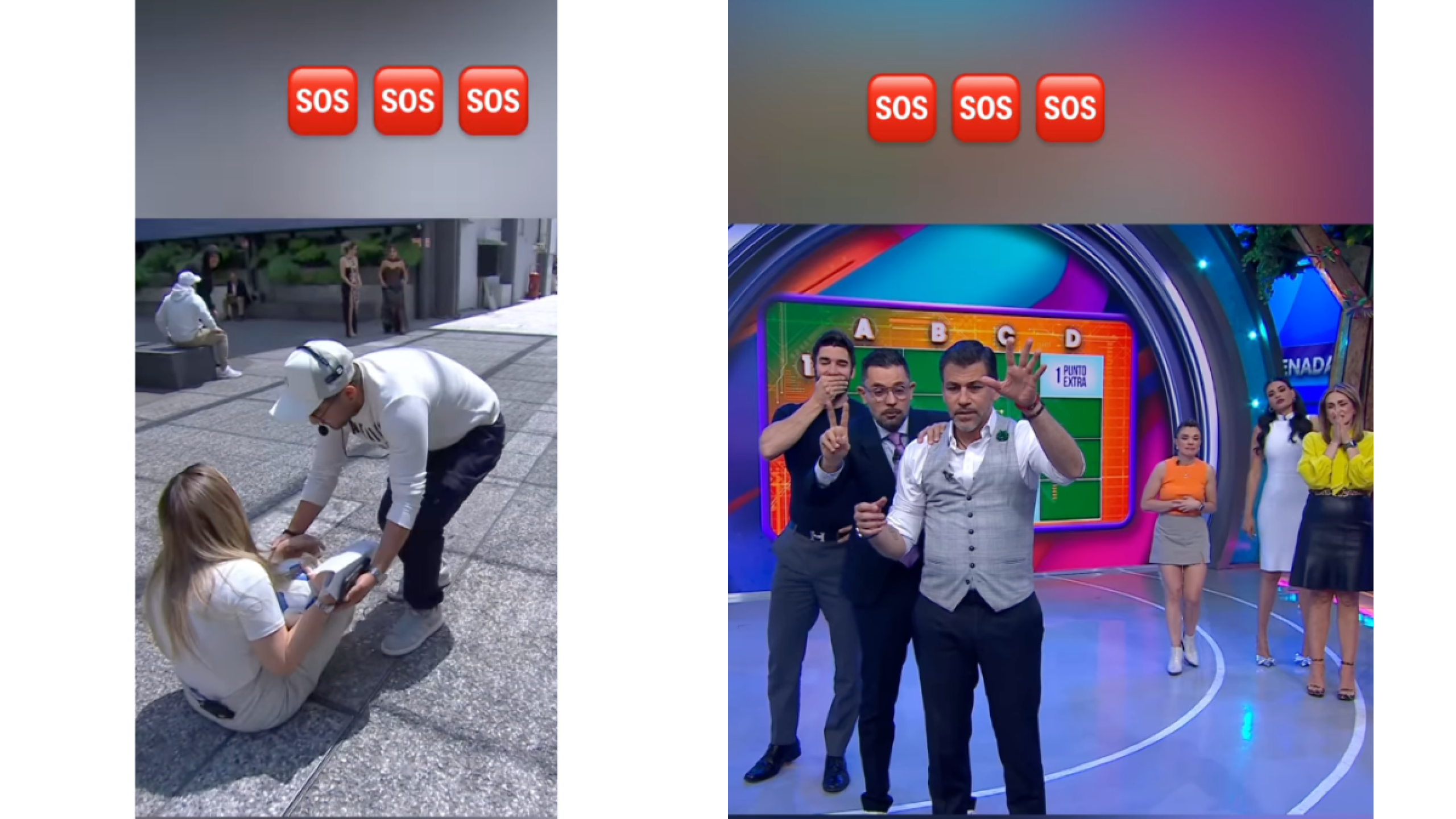 Conductora de Venga la alegría sufre aparatosa caída en vivo: Esto fue lo que pasó