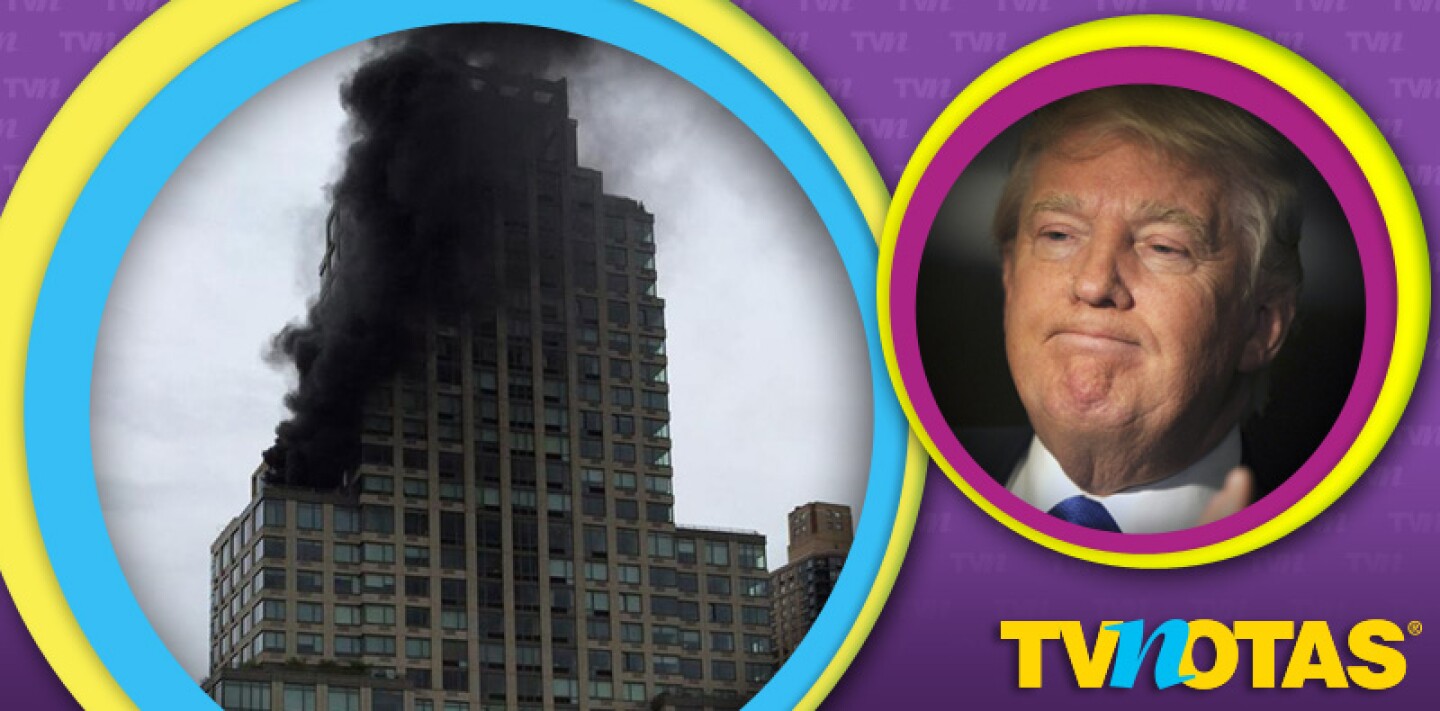 Se registra incendio en la Torre Trump de Nueva York.