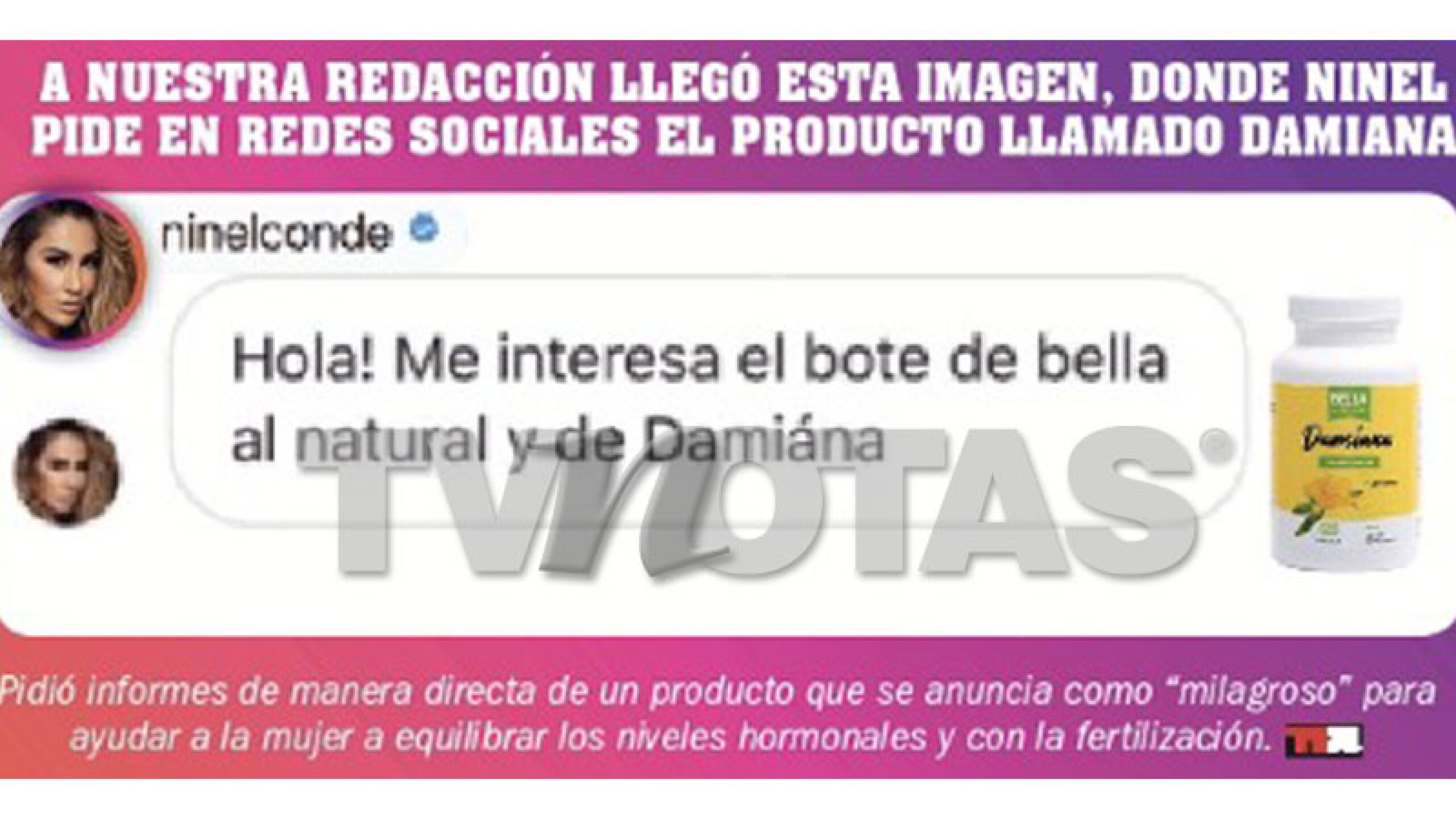 Ninel Conde Redes sociales