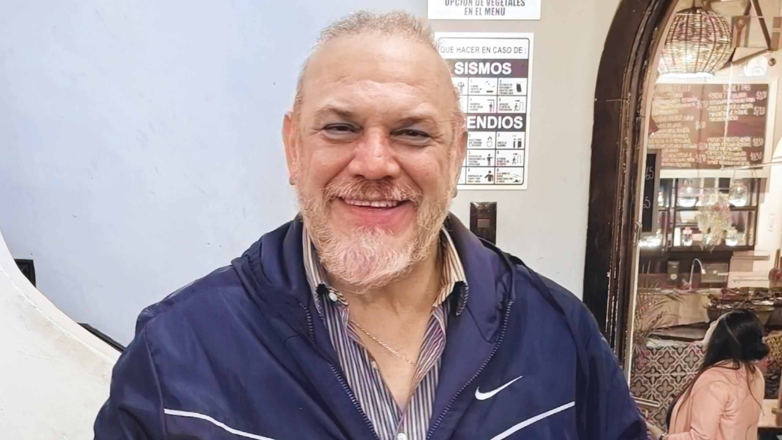 El actor Héctor Cruz Lara