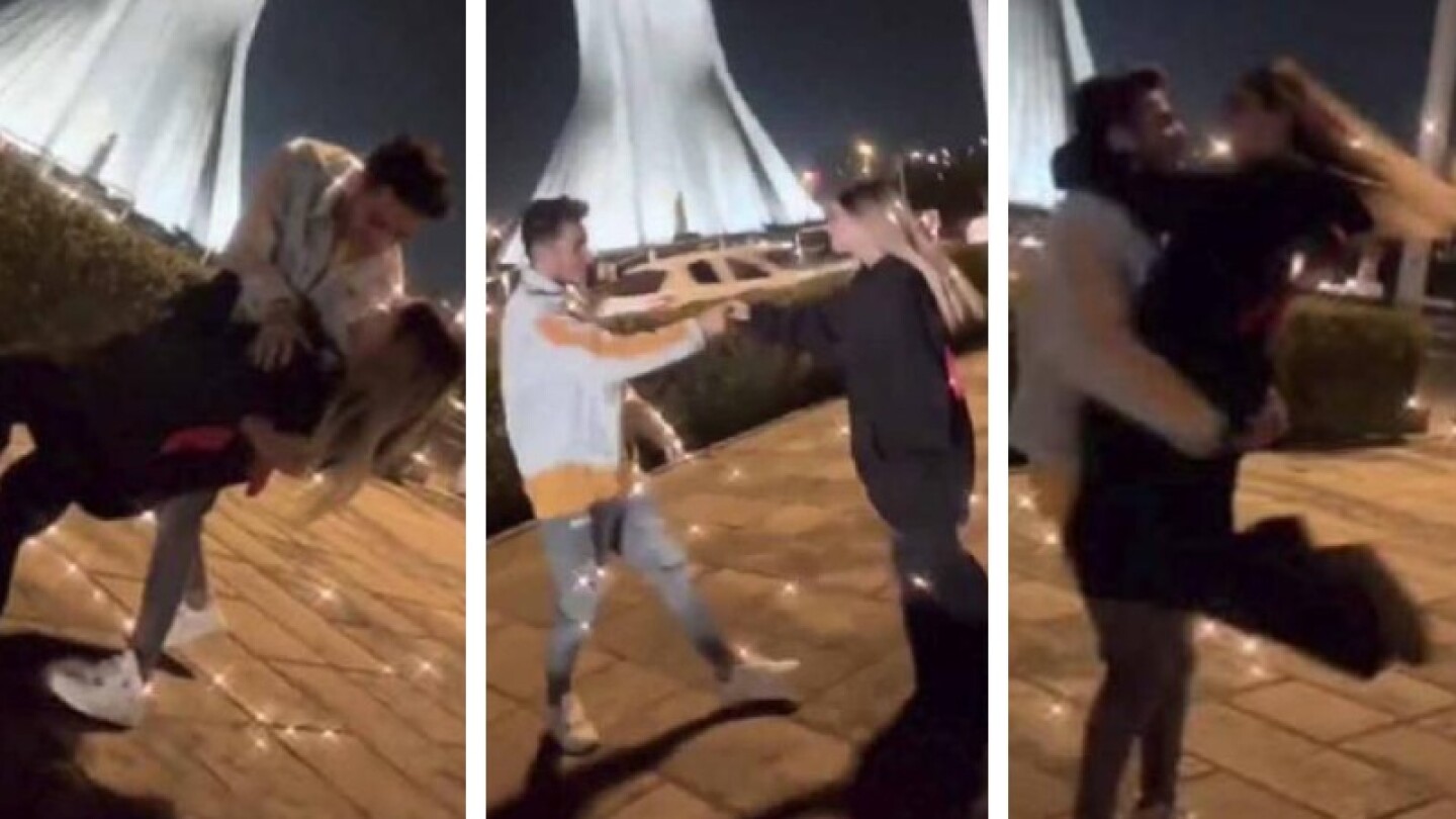 Dictan 10 años de prisión para pareja por bailar en un video en calles de Irán