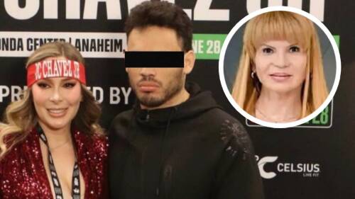 Julio César Jr., su esposa y Mhoni Vidente