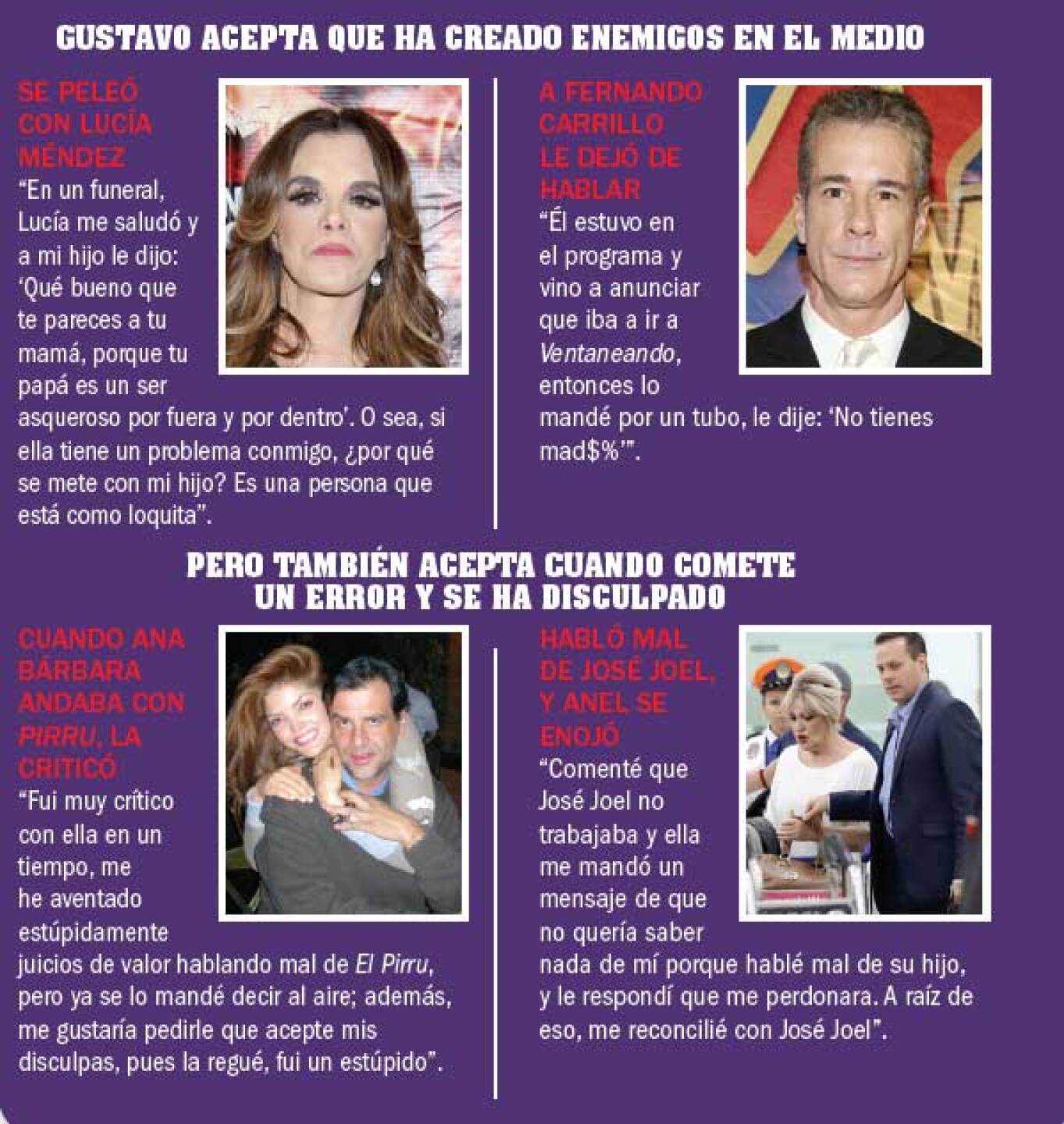 Gustavo Adolfo Infante se le va con todo a Pati Chapoy y la tacha de ‘mala periodista’